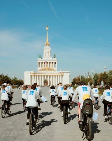 Люди, объединенные общей целью — как прошел московский веломарафон с участием команды belle you